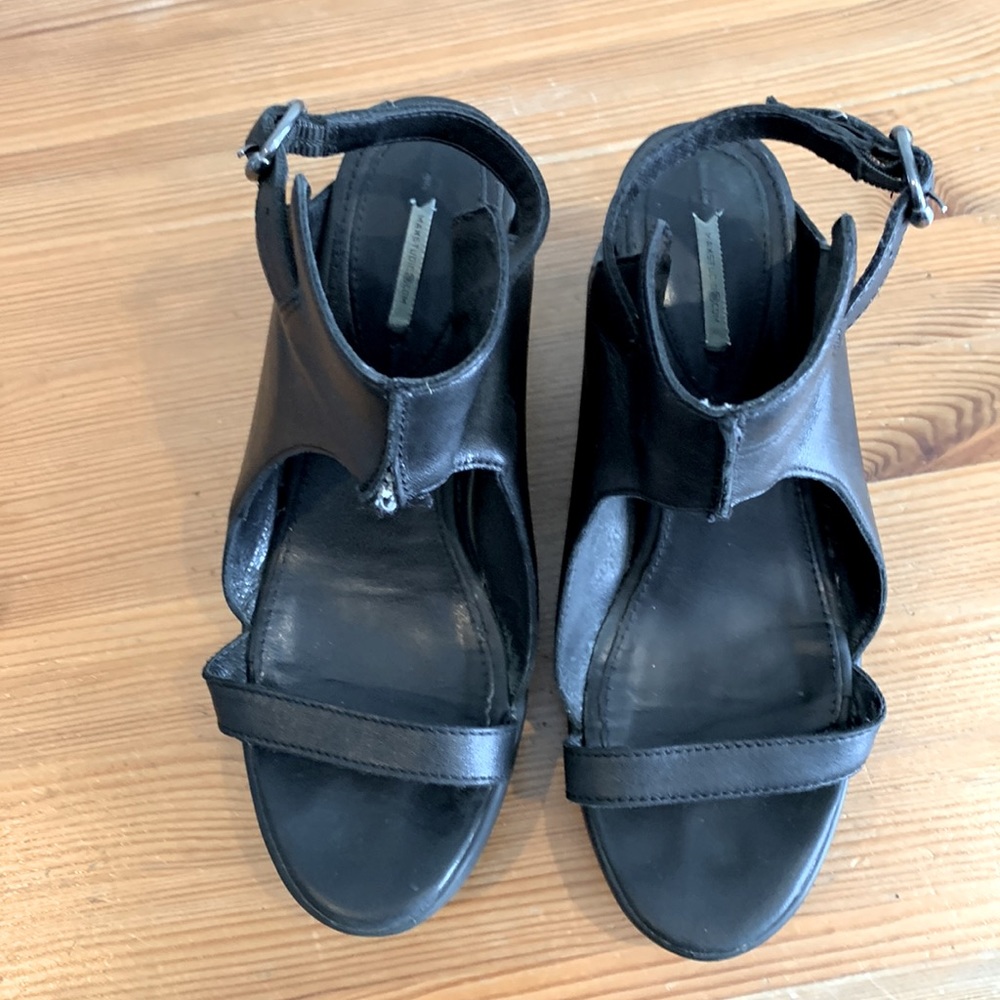 Max Studio black wedge.